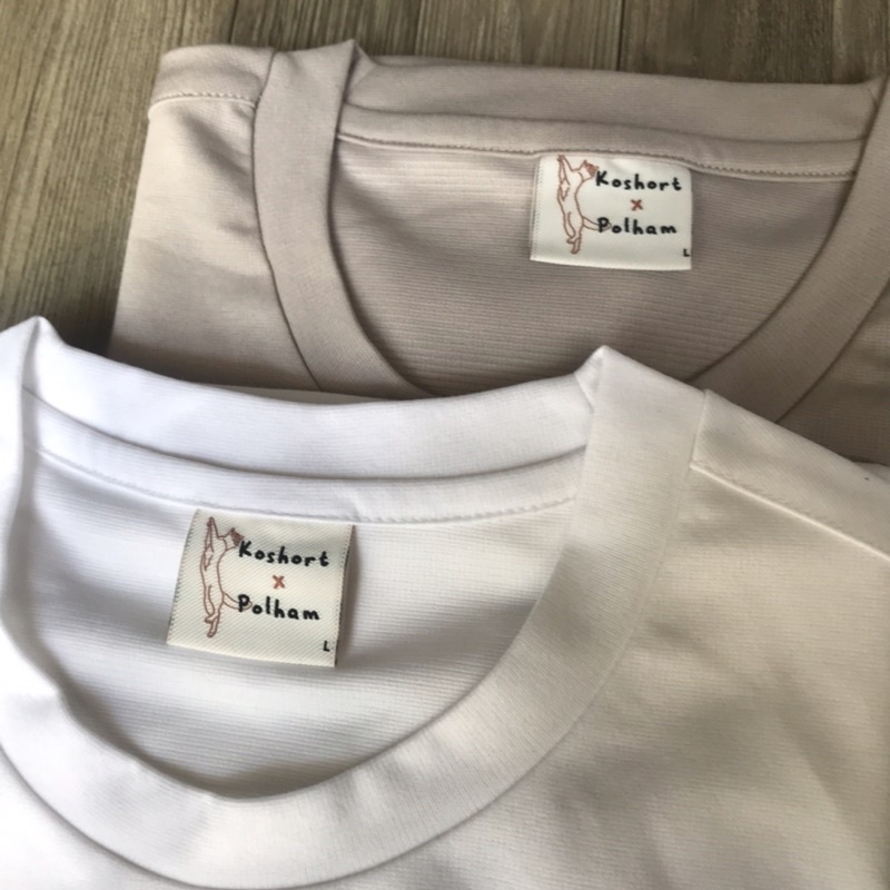 Áo thun nam dài tay thêu hình mèo xuất Hàn