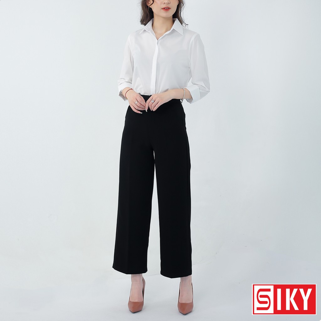 Áo sơ mi nữ công sở dài tay SiKy 002