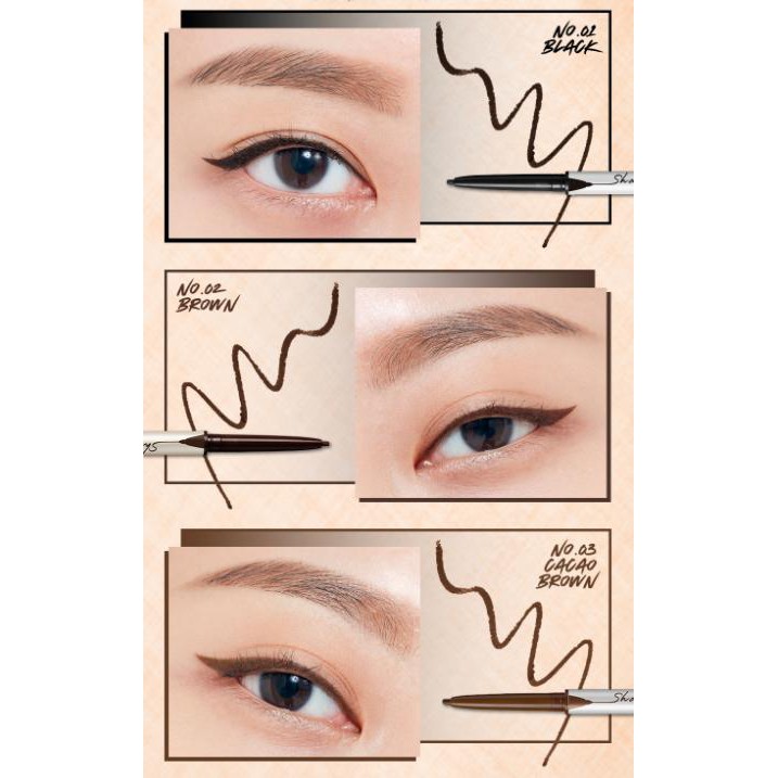 Kẻ mắt chì Chống nước Lâu trôi Clio Sharp, So Simple Waterproof Liner