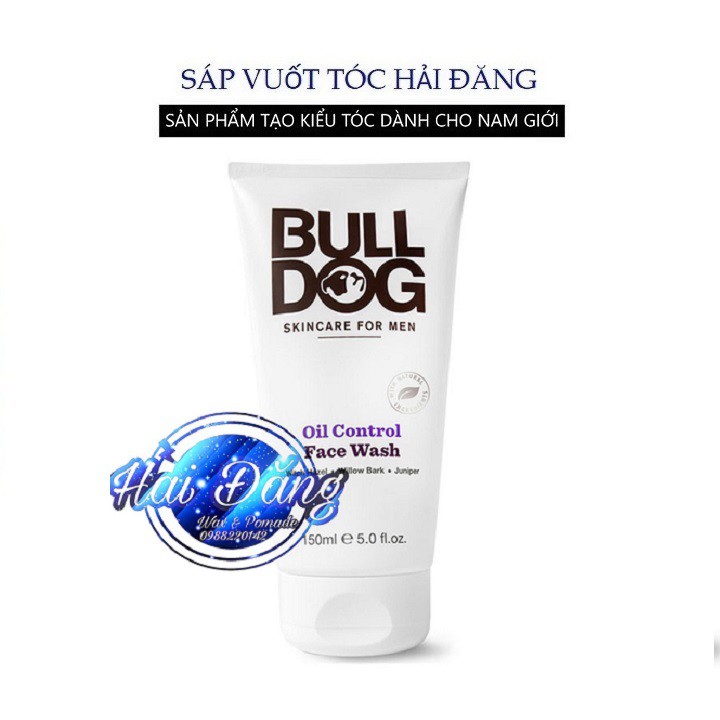 [ Chính Hãng UK ] Sữa Rửa Mặt Bulldog 150ml chính hãng - Loại: Original, Sensitive, Oil Control, Energising