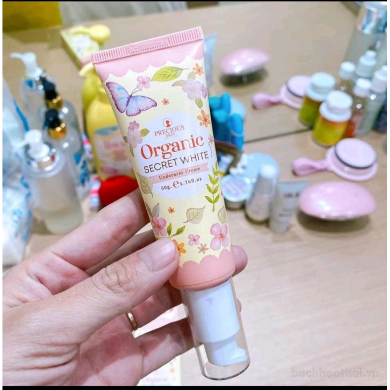 Kem Dưỡng Trắng Giảm Thâm Nách Organic Secret White (Mẫu Mới)