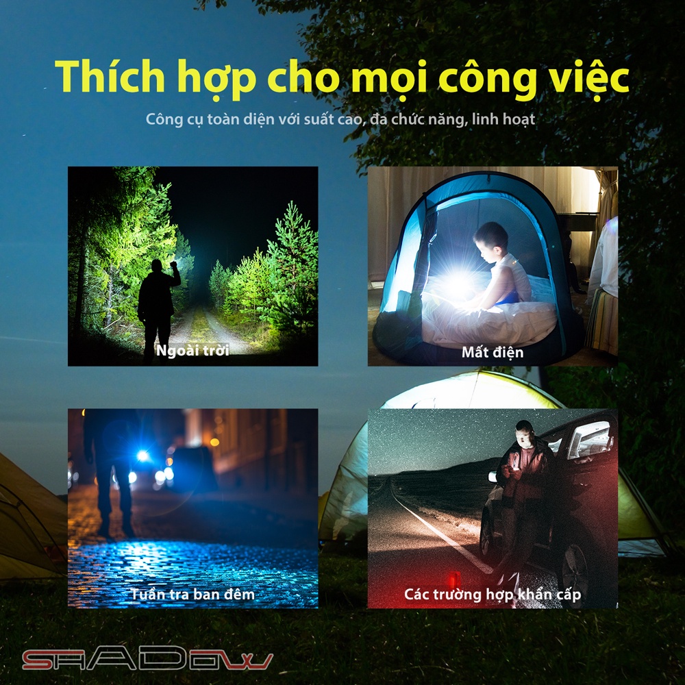 Đèn pin xách tay KLARUS RS10 LED SST40 sáng 800 lumen xa 532m cổng sạc dự phòng TYPE-C pin 8000mAh