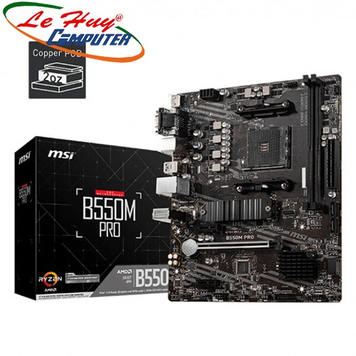 Bo mạch chủ Mainboard MSI B550M PRO