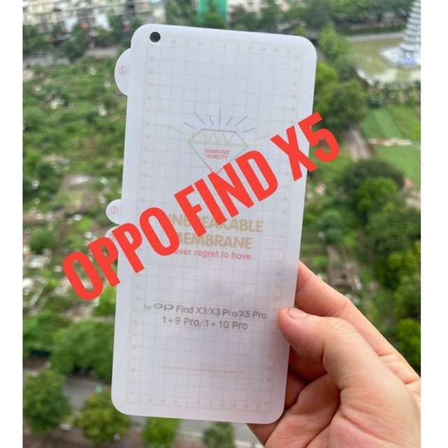 Miếng dán dẻo PPF CHO Oppo Find X5 Pro, Find X3, Find X3 Pro Full màn hình, cảm ứng siêu nhậy