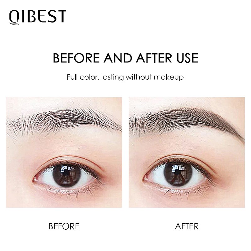 Chì kẻ mày QIBEST có cọ tiện lợi 5 màu sắc thời trang 12.5g | BigBuy360 - bigbuy360.vn