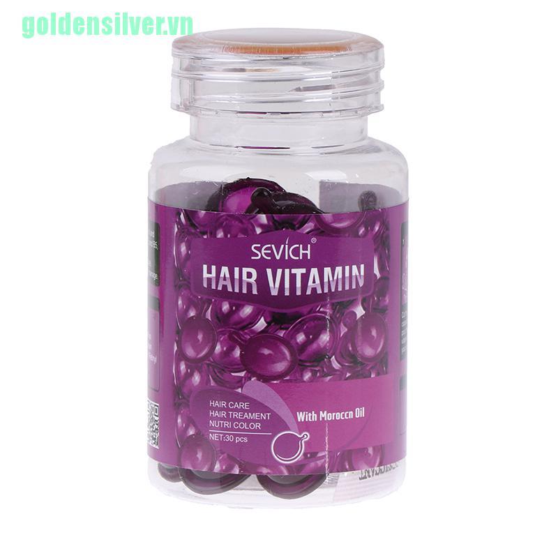 (Hàng Mới Về) Bộ 30 Viên Nang Chứa Vitamin Và Dầu Nuôi Dưỡng Da Đầu