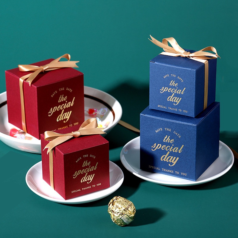 Hộp giấy kraft nhỏ đựng bánh cupcake làm quà tặng Valentine dễ thương