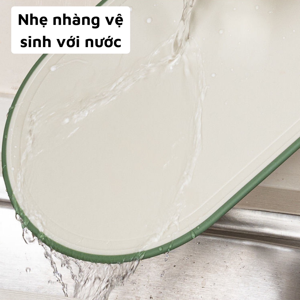 Thớt lúa mạch kháng khuẩn không nấm mốc nhà bếp đa năng phân loại thực phẩm