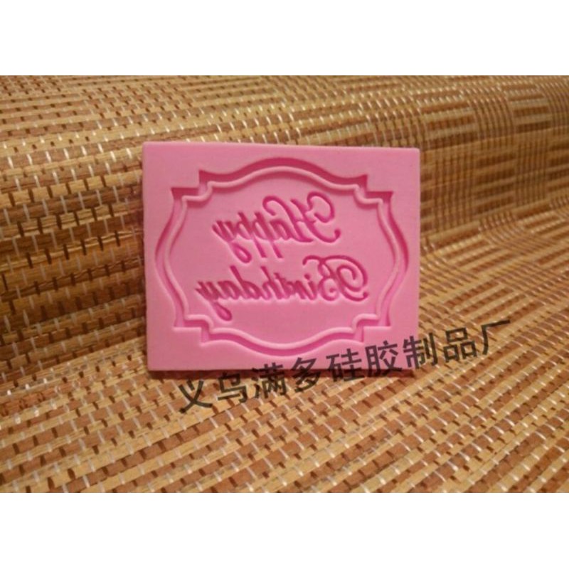 khuôn silicon chữ chúc mừng sinh nhật