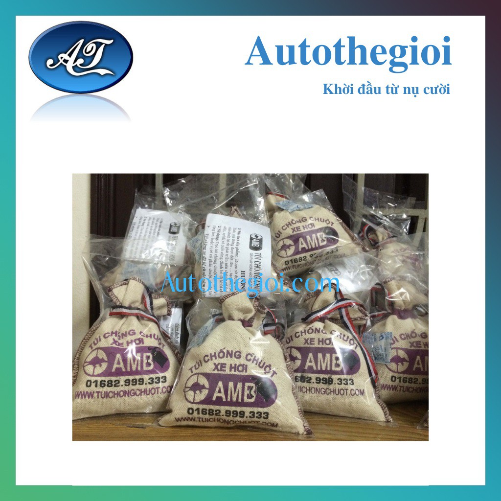 Túi chống chuột ô tô AMB, túi đuổi chuột dùng trên xe hơi AMB - Santocar