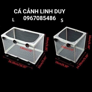 LỒNG ĐẺ VẢI DÀNH  CHO CÁ GUPPY VÀ BETTA