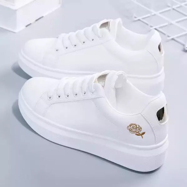 Giày hoa hồng thêu ( kèm ảnh thật) | BigBuy360 - bigbuy360.vn