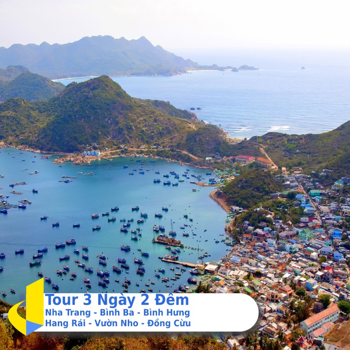 NHA TRANG [E-voucher] - Tour Nha Trang - Bình Ba - Bình Hưng - Hang Rái - Vườn Nho - Đồng Cừu 3N2Đ