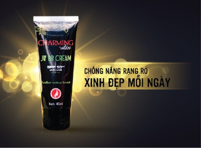 KEM CHỐNG NẮNG PHỔ RỘNG JW BB CREAM CHỐNG NẮNG- DƯỠNG DA- TRANG ĐIỂM CAO CẤP CHARMING SKIN