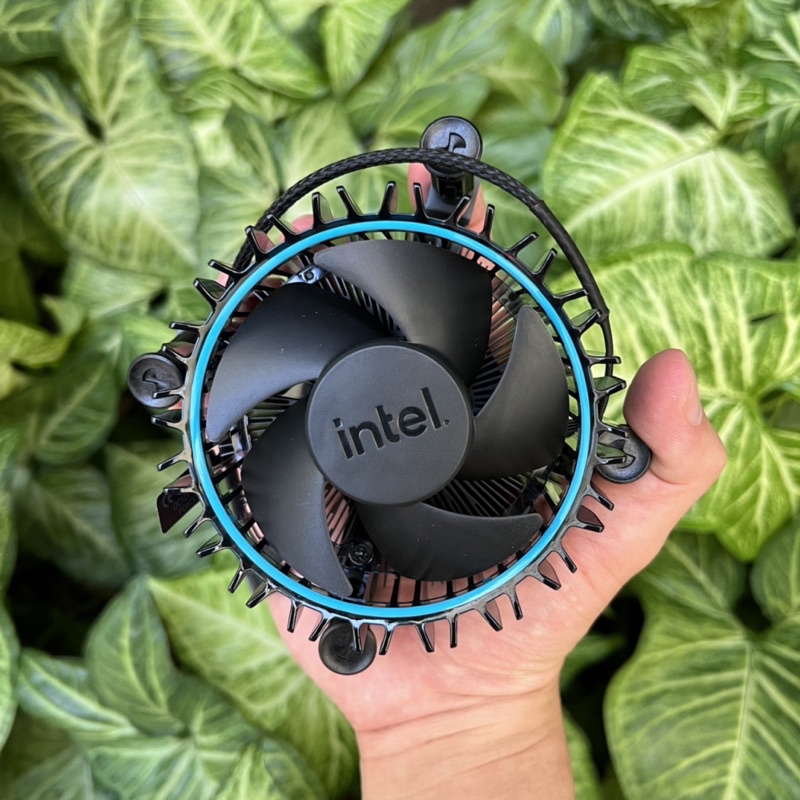 FAN CPU INTEL 12th Lõi Đồng Stock SOCKET LGA 1700 - Hàng mới bóc chip, có kèm keo tản nhiệt zin