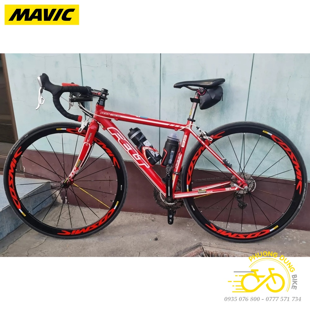 Bộ vành nhôm xe đạp road MAVIC COSMIC PRO 700Cx40mm (HUB CARBON) - CỐI NỔ TO