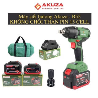 Máy siết bulong Akuza B52 Không chổi than - Máy bắn ốc cao cấp bảo hành toàn quốc