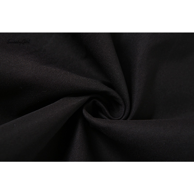 Chân Váy Maxi Lưng Cao Màu Đen Trơn Cài Nút Thời Trang 2022 Quyến Rũ Cho Nữ