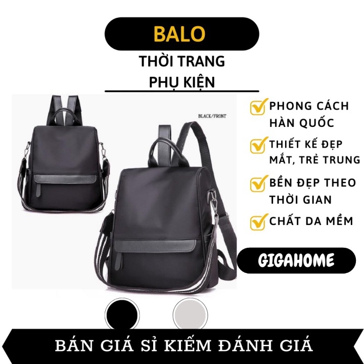 Balo Thời Trang GIGAHOME Balo Da Mềm Chống Trộm An Toàn Tuyệt Đối, Phong Cách Hàn 8318