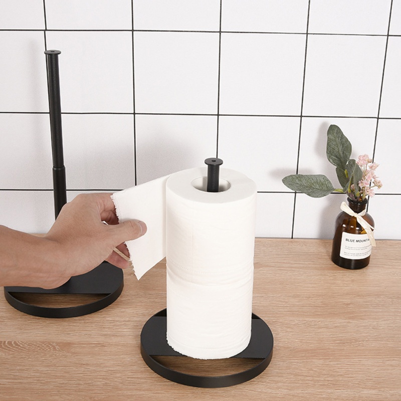 Giá Đỡ Cuộn Khăn Giấy Bằng Nhựa Tiện Dụng Cho Nhà Bếp