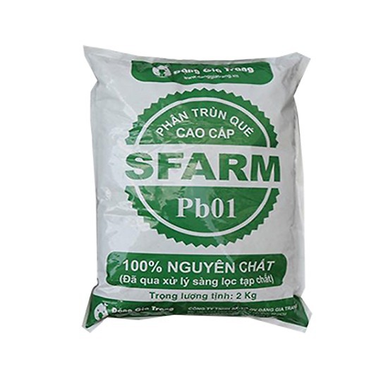 Phân Trùn Quế SFarm Siêu Dinh Dưỡng 2kg