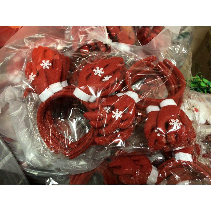 Bờm noel, bờm tuần lộc đáng yêu cho bé gái