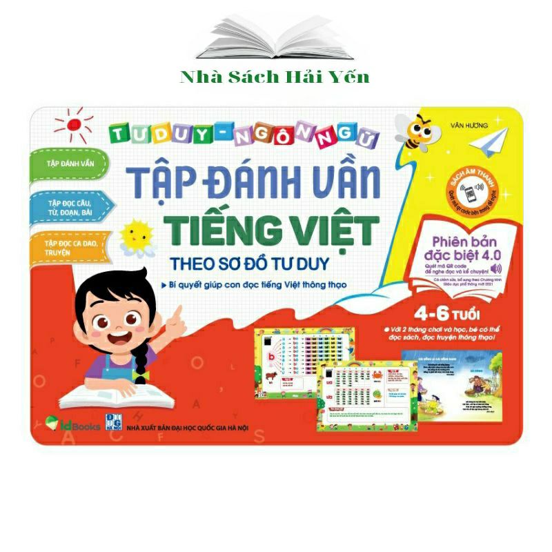 Sách - Tập Đánh Vần Tiếng Việt - Theo Sơ Đồ Tư Duy ( Phiên Bản Đặc Biệt 4.0 )