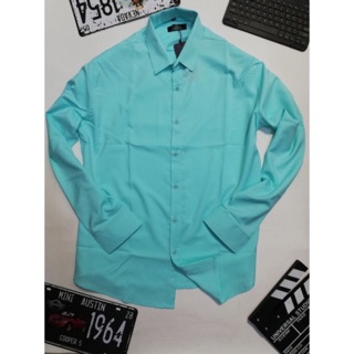[size xl - 5xl tới 130kg ] áo sơ mi nam big size màu xanh ngọc
