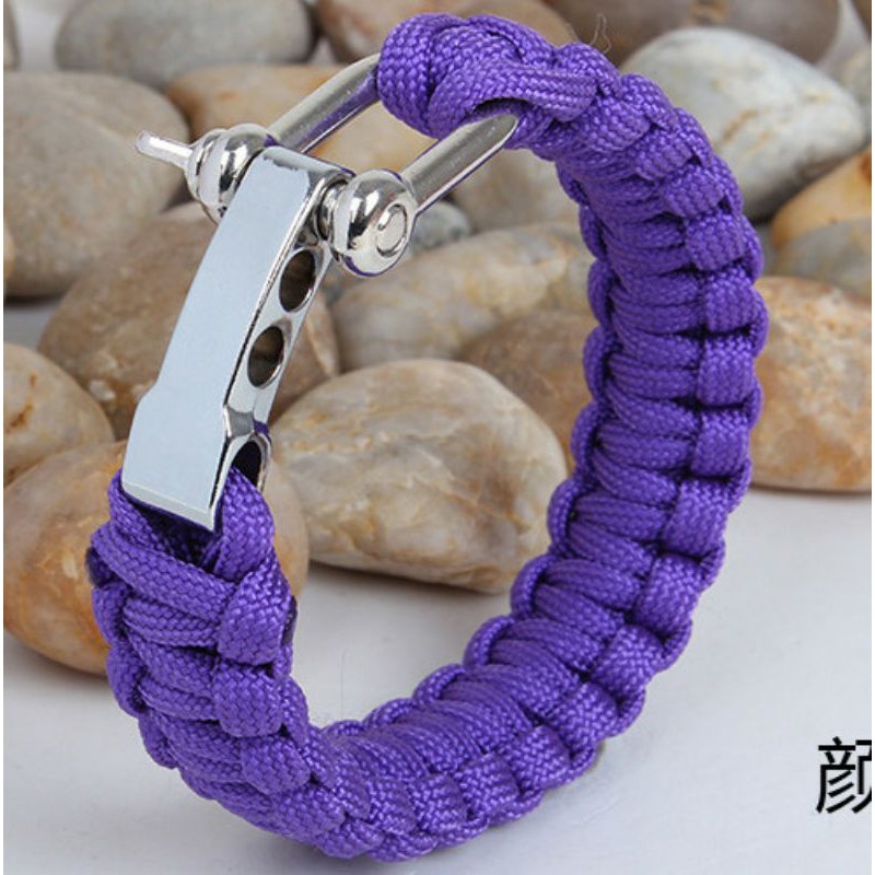 Vòng tay Paracord Bracelet (nhận đổi màu dây)