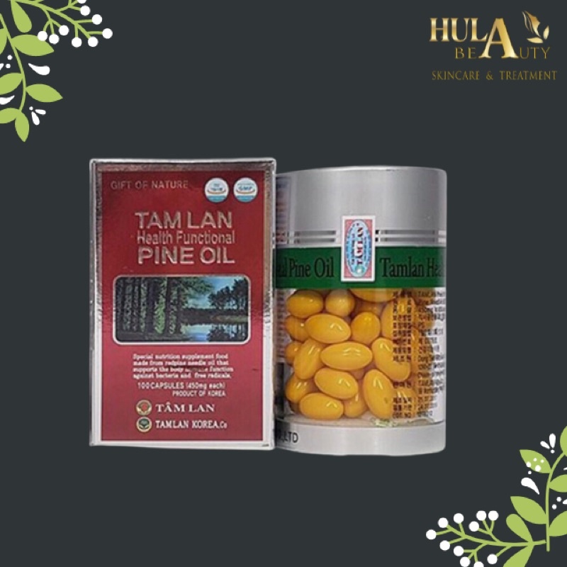Tinh dầu thông đỏ Tâm Lan - Hộp 100 viên