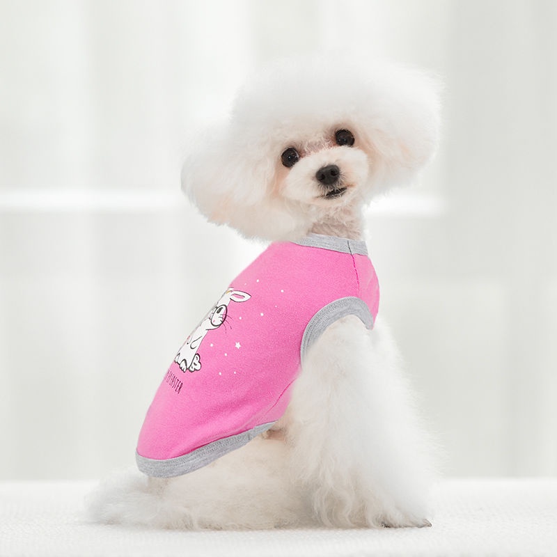 net red dog quần áo mùa hè cotton mỏng Teddy vest máy lạnh phục vụ tại nhà cho chó mèo pajama xuân