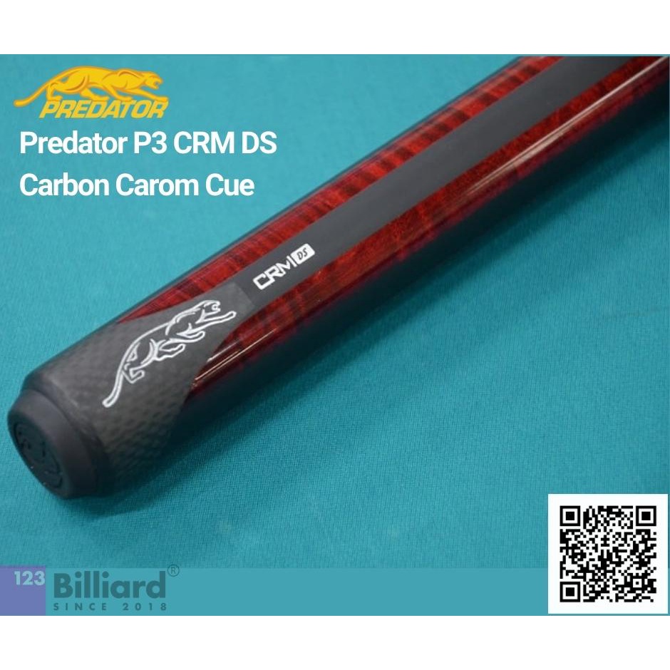 Cơ Predator P3 CRM DS Carbon Carom Cue