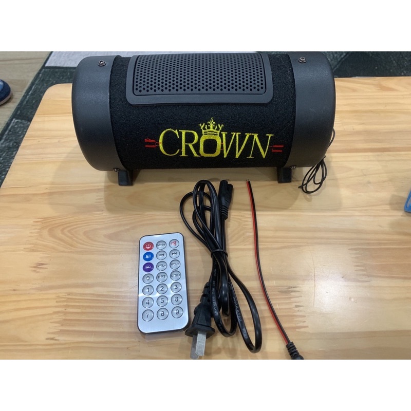 [Mã ELHACE giảm 4% đơn 300K] Loa Crown 4 tích hợp bluetooth ( có nguồn 12-24v).