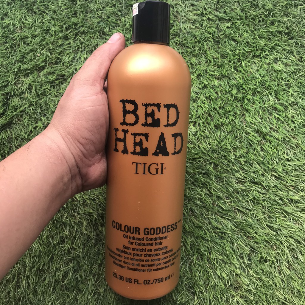 Dầu xả dành cho tóc nhuộm tông ấm Tigi Bed Head Colour Goddess Oil Infused 750ml