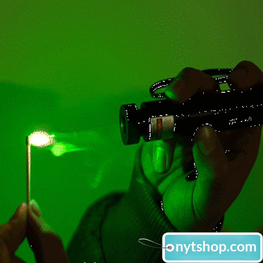 Đèn Pin LASER 303 - FULL Box - Có sạc