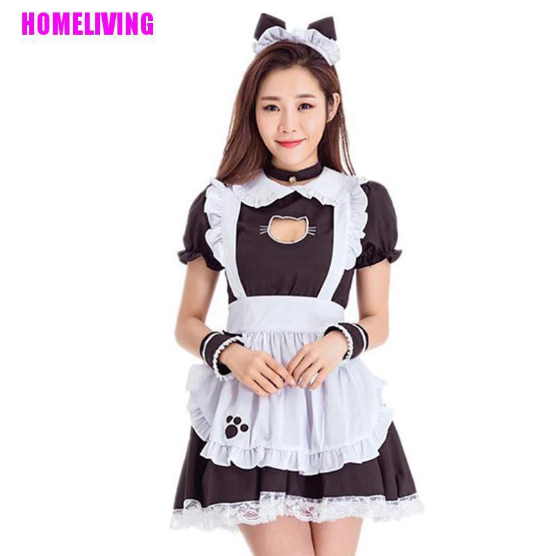 Đầm Hóa Trang Cô Hầu Gái Phong Cách Lolita Gợi Cảm Quyến Rũ