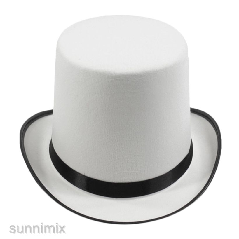 Mũ ảo thuật màu trắng cho nam và nữ