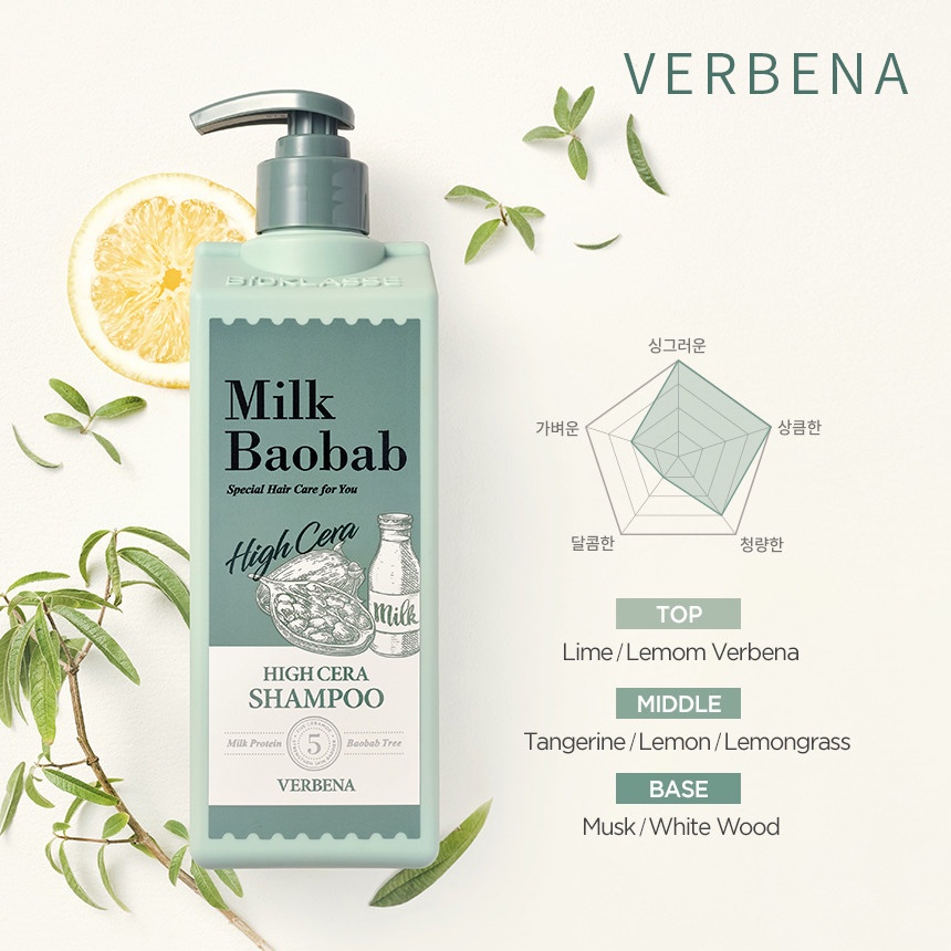 Dầu gội Milk Baobab chứa cera nồng độ cao 500ml