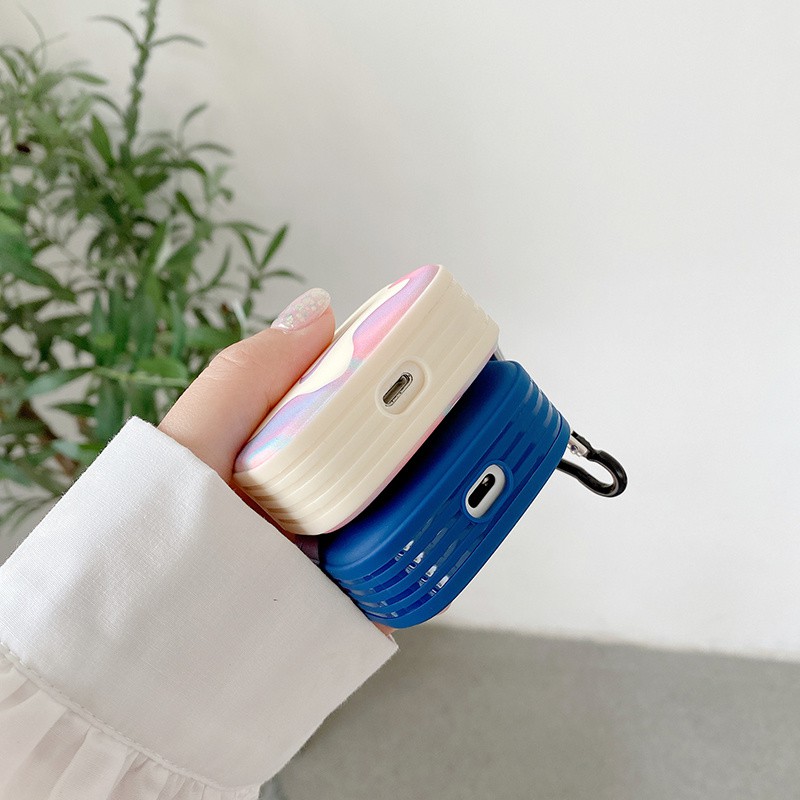 Vỏ Bảo Vệ Hộp Sạc Tai Nghe Bluetooth Không Dây Bằng Silicon Mềm Hình Nike Màu Nước Cho Airpods 1 / 2 Pro