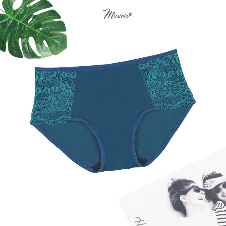 [Mã FAMALLT5 giảm 15% đơn 150k] Quần Lót Nữ Lưng Vừa Trơn Phối Ren (Mustoto MQ46) | BigBuy360 - bigbuy360.vn