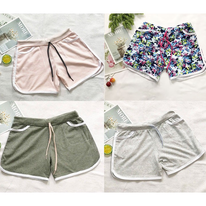 Quần đùi Quần Sọt Lưng Thun Rút Dây Cho Nữ Cho Bé Gái 38-45kg - QG559