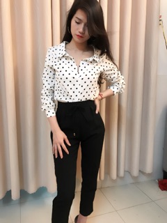 ÁO SƠ MI CHẤM BI