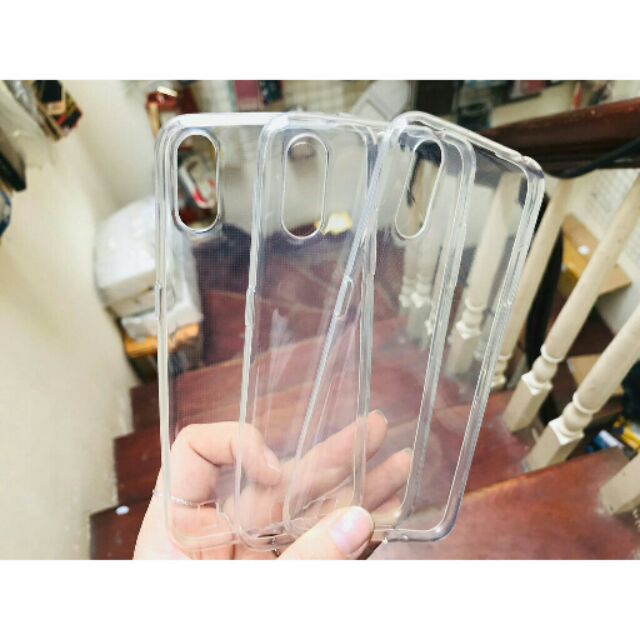 Ốp lưng silicon cho Galaxy A01 trong suốt