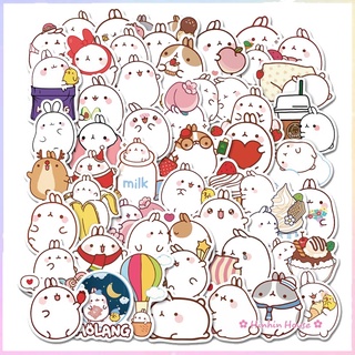 Bộ sticker Thỏ Molang dễ thương ( combo 10-50 stickers)