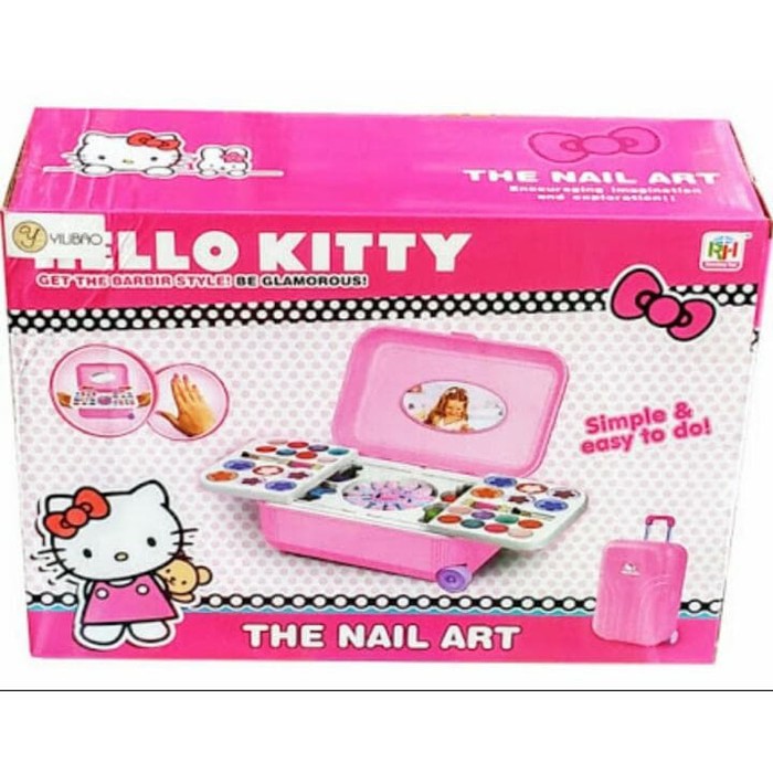 Đồ Chơi Xe Kéo Vali Hình Hello Kitty / Mèo Kitty / Công Chúa Băng Giá Dễ Thương Cho Bé Gái