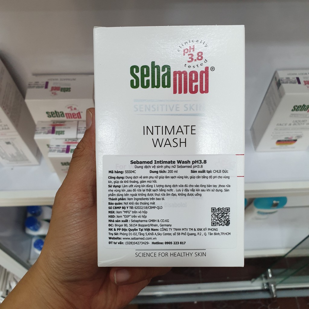 Dung dịch vệ sinh phụ nữ sebamed ph3.8 feminine intimate wash 200ml - ảnh sản phẩm 4