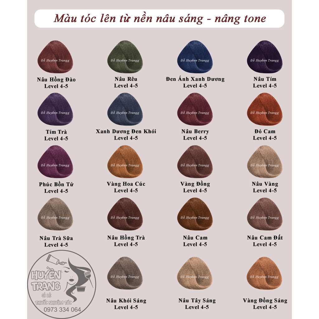 Thuốc nhuộm tóc màu VÀNG HOA CÚC kèm oxy trợ nhuộm