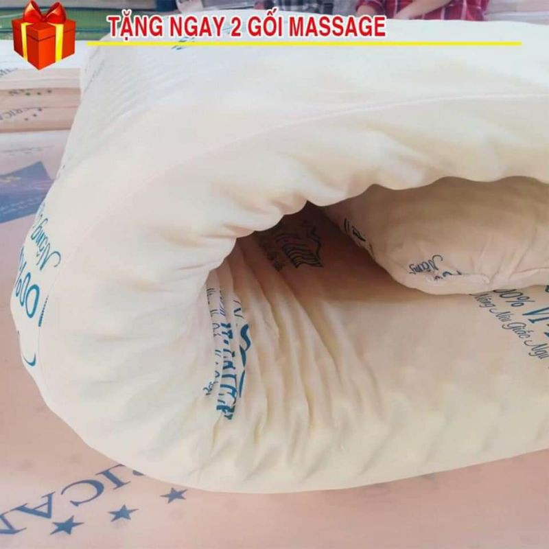 nệm cao su massage vi-latex bảo hành 15 năm