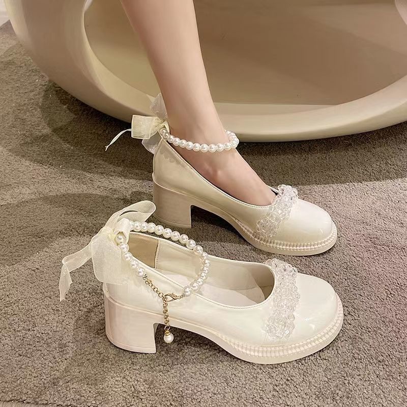 Giày Cao Gót Mary Jane Thời Trang Mùa Hè 2022 Dành Cho Nữ
