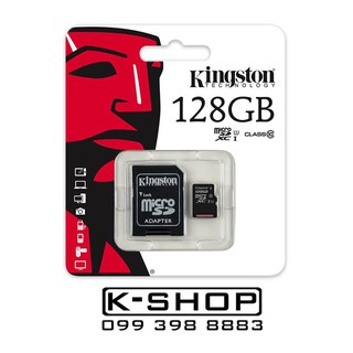 Thẻ Nhớ Micro SD Kingston 128GB Class 10 - Tem SPC/FPT BH 5 năm